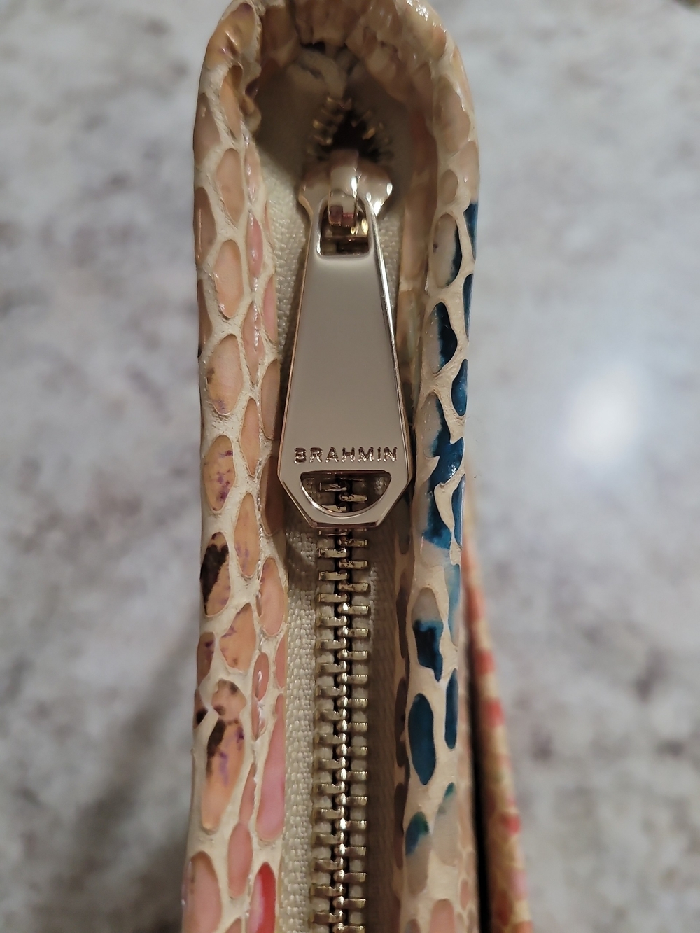 Brahmin Jody Leather Shoulder/Crossbody Bag in Multi Junie - Picture 9 of 13